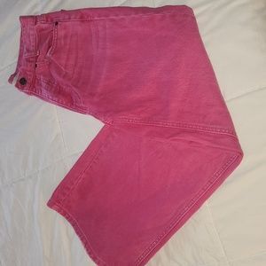 BDG Pink Wide Leg Jeans